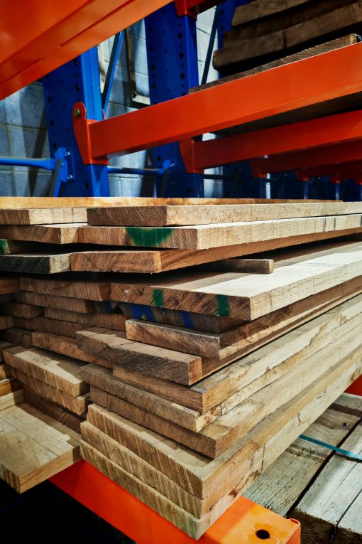 Alternative view of 27mm Pin Hole Oak Planks